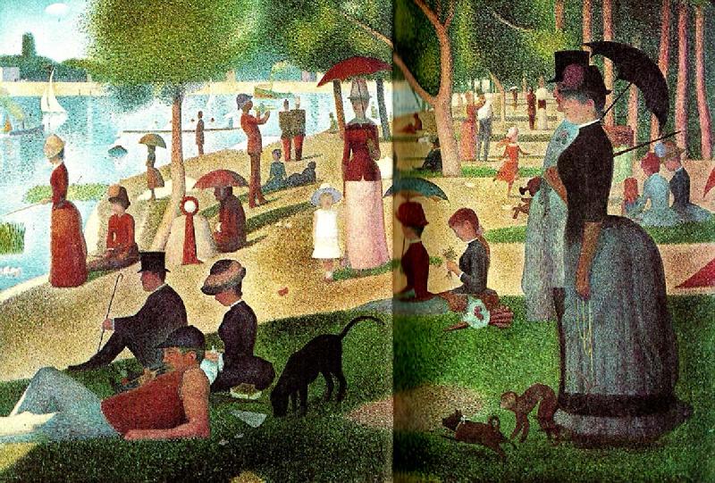 Georges Seurat en eftermiddag pa la grande jatte china oil painting image